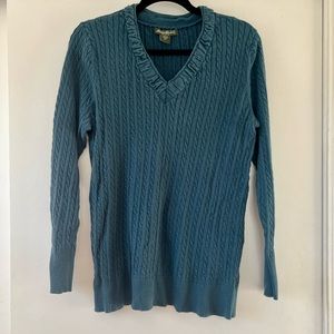 Eddie Bauer Teal Sweater